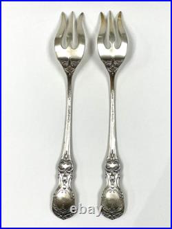 Reed & Barton Francis I Sterling Silver Olive/pickle Forks Pair No Mono