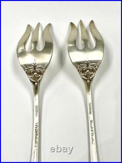 Reed & Barton Francis I Sterling Silver Olive/pickle Forks Pair No Mono