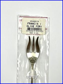 Reed & Barton Francis I Sterling Silver Olive/pickle Forks Pair No Mono