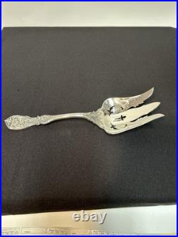 Reed & Barton Francis I Sterling Silver Pierced Serving Fork