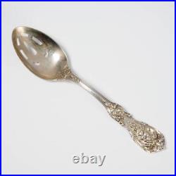 Reed & Barton Francis I Sterling Silver Pierced Serving Spoon 8.25L Antique