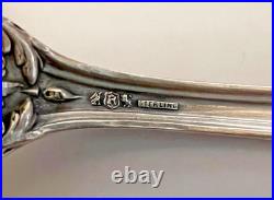 Reed & Barton Francis I Sterling Silver Pierced Serving Spoon Flatware Old Mark