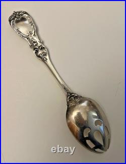 Reed & Barton Francis I Sterling Silver Pierced Serving Spoon Flatware Old Mark