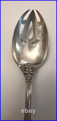 Reed & Barton Francis I Sterling Silver Pierced Serving Spoon Flatware Old Mark