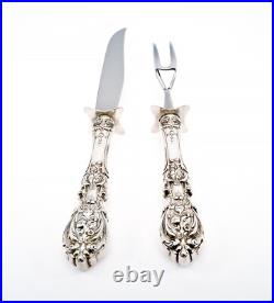 Reed & Barton Francis I Sterling Silver Roast Carving 2 Piece Set