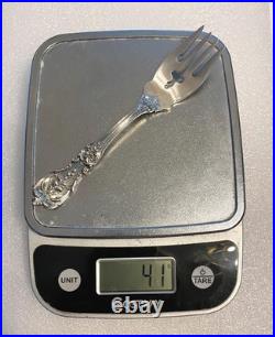 Reed & Barton Francis I Sterling Silver Salad Fork 6-1/8 No Mono 41gr NOS
