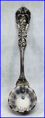 Reed Barton Francis I Sterling Silver Salt Spoon Genuine Limpet Shell Bowl 32.8g