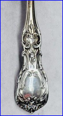 Reed Barton Francis I Sterling Silver Salt Spoon Genuine Limpet Shell Bowl 32.8g
