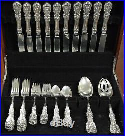 Reed & Barton Francis I Sterling Silver Set Service For 10 Old Mark