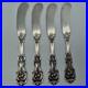 Reed & Barton Francis I Sterling Silver flat Butter Spreaders 5.75 set of 4