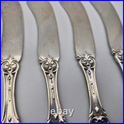 Reed & Barton Francis I Sterling Silver flat Butter Spreaders 5.75 set of 4