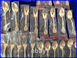 Reed & Barton Francis I Sterling Silver for 8 Flatware Serving 47 Pc Set No Mono