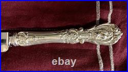 Reed & Barton Francis I Sterling Silver large 2pc Carving Knife/Fork Set, ST-17