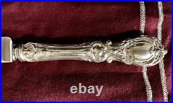 Reed & Barton Francis I Sterling Silver large 2pc Carving Knife/Fork Set, ST-17