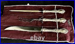 Reed & Barton Francis I Sterling Silver large 3pc Carving Set, ST-18