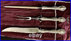 Reed & Barton Francis I Sterling Silver large 3pc Carving Set, ST-18