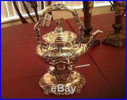 Reed & Barton Francis I Sterling Tea Kettle On Stand Rare