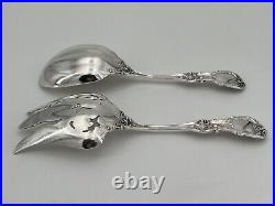 Reed & Barton Francis I Sterling Two Pc Salad Set 9 1/2 Old Mark No Mongram