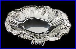 Reed & Barton Francis I X568F 925 Sterling Silver Footed Centerpiece Dish 15.5