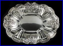 Reed & Barton Francis I X568F 925 Sterling Silver Footed Centerpiece Dish 15.5