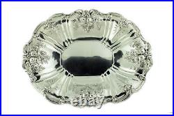 Reed & Barton Francis I X568F 925 Sterling Silver Footed Centerpiece Dish 15.5