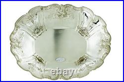 Reed & Barton Francis I X568F 925 Sterling Silver Footed Centerpiece Dish 15.5