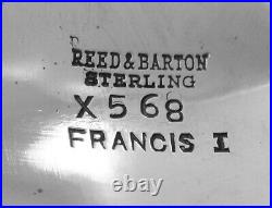 Reed & Barton Francis I sterling silver pedestal compote, X568, No Mono