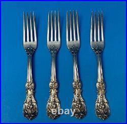 Reed & Barton Francis Lot of Four 7-1/4 Sterling Silver Forks no mono