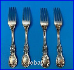 Reed & Barton Francis Lot of Four 7-1/4 Sterling Silver Forks no mono