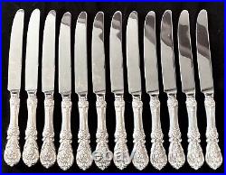 Reed & Barton Francis Sterling Silver 12 Piece Dinner Knife Set 9 1/4