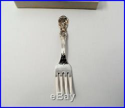 Reed & Barton Francis Sterling Silver Baby Fork & Spoon Set Box and Wrap
