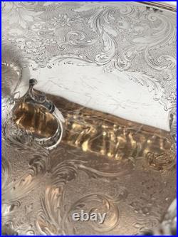 Reed & Barton KING FRANCIS Silverplate Coffee/Tea Pot Set & 30 Serving Tray