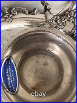 Reed & Barton KING FRANCIS Silverplate Coffee/Tea Pot Set & 30 Serving Tray