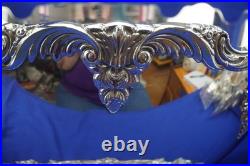 Reed & Barton King Francis 1627 Punch Bowl with #1666 Plateau & 12 Punch Cups B19