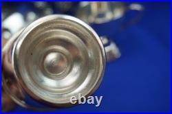 Reed & Barton King Francis 1627 Punch Bowl with #1666 Plateau & 12 Punch Cups B19