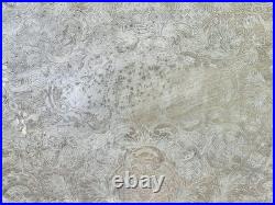 Reed Barton King Francis 1646 Silver Plated Footed Serving Tray 19x12