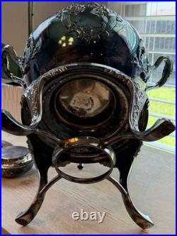 Reed & Barton King Francis 1660 Silverplate 36 Cup Coffee Urn Samovar Vtg Footed