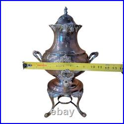 Reed & Barton King Francis 1660 Silverplate 36 Cup Coffee Urn with Stand & Lid Reed & Barton King Francis 1660 Silverplate 36 Cup Coffee Urn with Stand & Lid