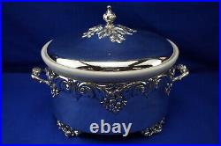 Reed & Barton King Francis 1667 Covered Casserole, 10½ withChina Liner (G32)