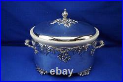 Reed & Barton King Francis 1667 Covered Casserole, 10½ withChina Liner (G32)