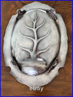 Reed & Barton King Francis 1674 Meat Tray Serving Platter Oval Silver Plate 19