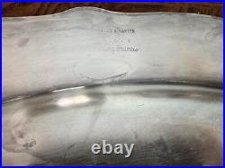 Reed & Barton King Francis 1674 Meat Tray Serving Platter Oval Silver Plate 19