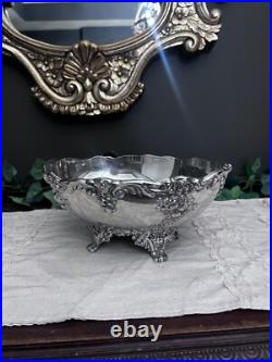 Reed & Barton King Francis # 1684 Silver Plated Footed Bowl