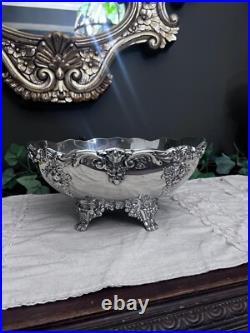 Reed & Barton King Francis # 1684 Silver Plated Footed Bowl