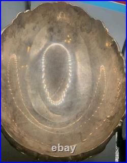 Reed & Barton King Francis #1684 Silver Plated Footed Bowl SELLING AS IS LOOK