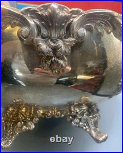 Reed & Barton King Francis #1684 Silver Plated Footed Bowl SELLING AS IS LOOK