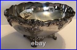 Reed & Barton King Francis # 1684 Silver Plated Footed Bowl World's Finest