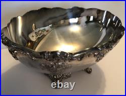 Reed & Barton King Francis # 1684 Silver Plated Footed Bowl World's Finest