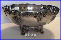 Reed & Barton King Francis # 1684 Silver Plated Footed Bowl World's Finest