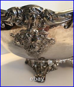 Reed & Barton King Francis # 1684 Silver Plated Footed Bowl World's Finest